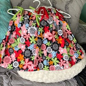 twin set multicolored, pillowcase dress